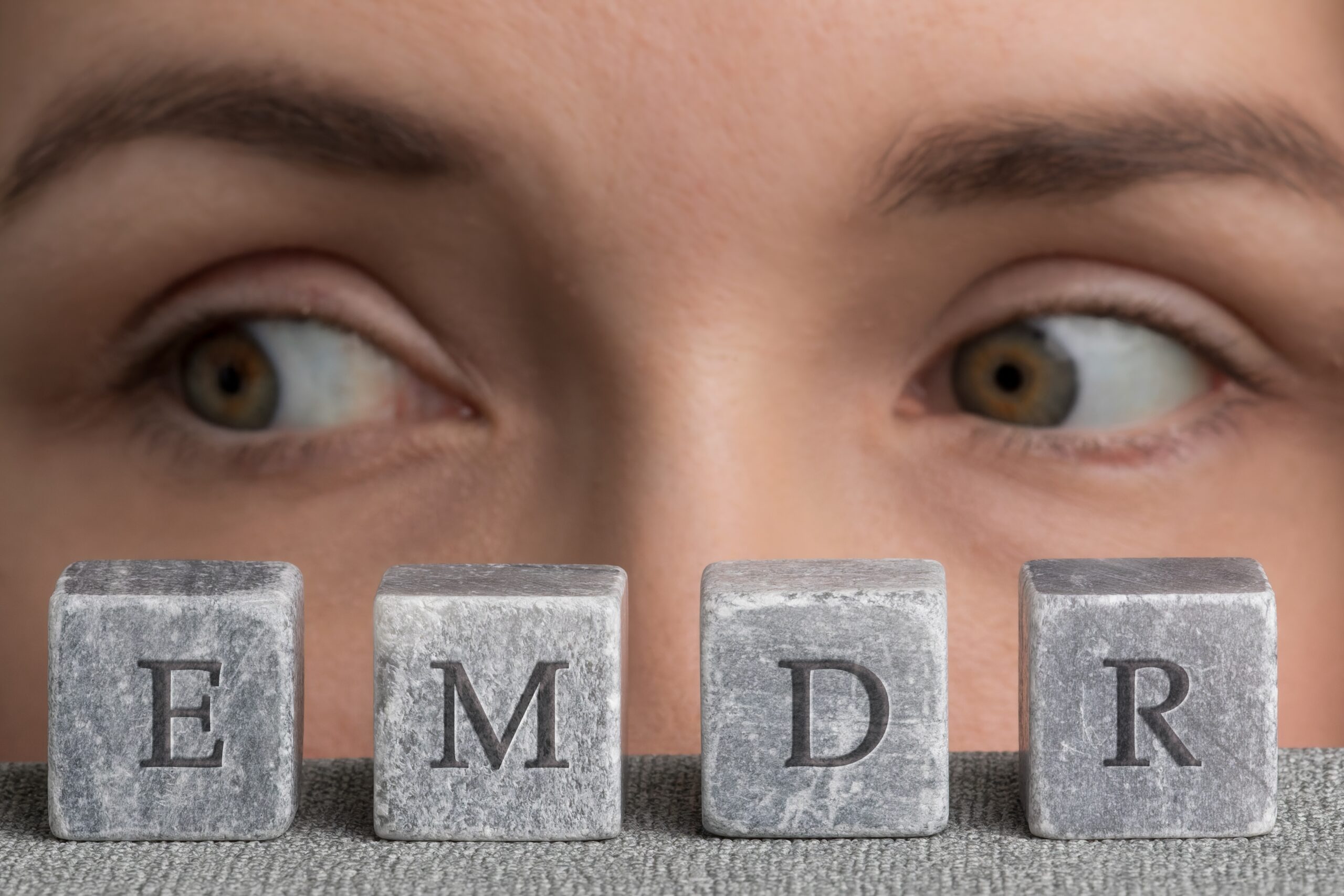 Eye Movement Desensitization and Reprocessing psychotherapy treatment concept